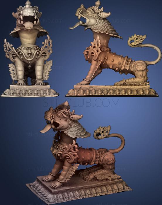 3D model Brass Lion (STL)